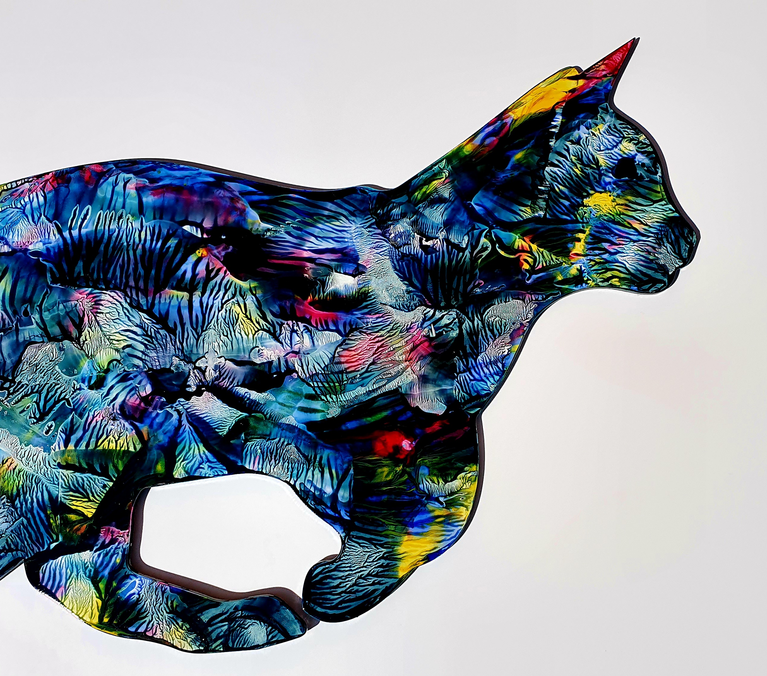 Duralit Üzerine Akrilik Boya 80x90 cm Ponyo Detay